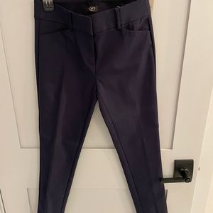 LOFT Petite Trousers Navy NWT